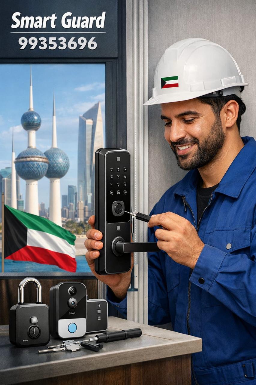 فني اقفال ذكية الكويت | تركيب اقفال ذكية سمارت جارد 99353696